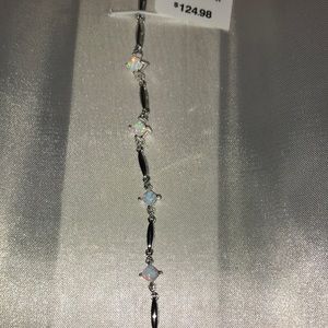 Opal Sterling Silver Bracelet